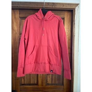 American Giant Men’s Classic pullover hoodie red Medium
